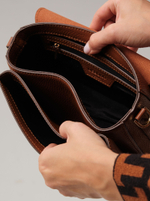 Сумка Deboro 31025 коричневый фундук