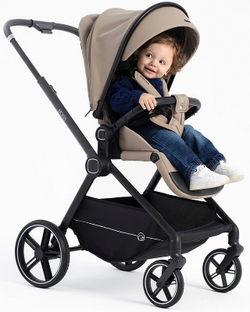 Детская коляска Rant Moss 3 в 1 с автокреслом Rant Cruise Black Beige