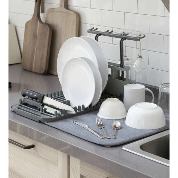 Коврик для сушки посуды Udry тёмно-серый