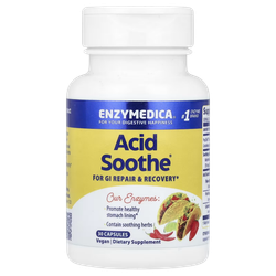 Enzymedica Acid Soothe 30 capsules , Устранения кислотного дисбаланса