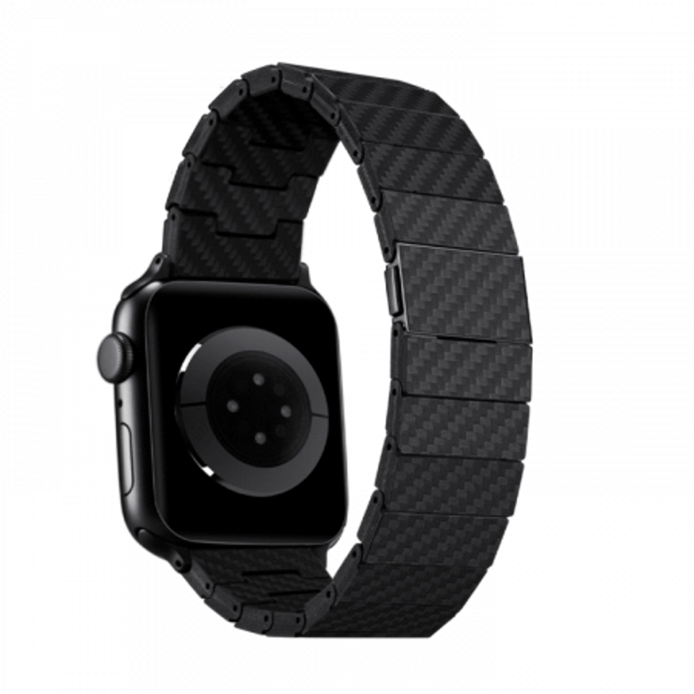 Карбоновый браслет Pitaka для Apple Watch 7-1 и SE серии 42/44/45мм - Modern