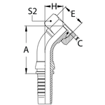 Фитинг DN 12 DKO-S (Г) 24x1.5 16 (45)