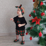 Комплект – футболка "Бабочка", блумеры, моксы с противоскользящей подошвой, повязка и игрушка