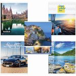 Тетрадь А5, 48 л., BRAUBERG, линия, обложка картон, МИКС, 403040, 5шт