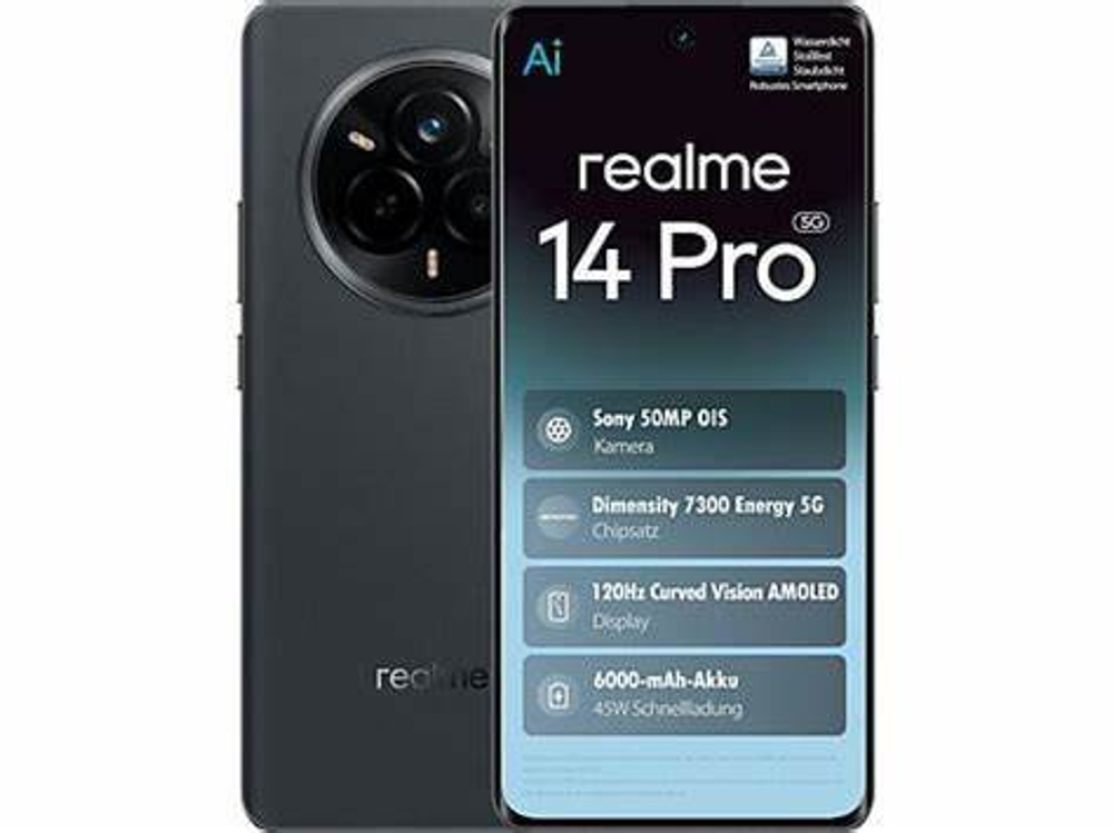 Смартфон realme 14 Pro 512 ГБ серый