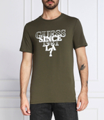 футболка blurry GUESS - зеленый(M2YI44 J1311)