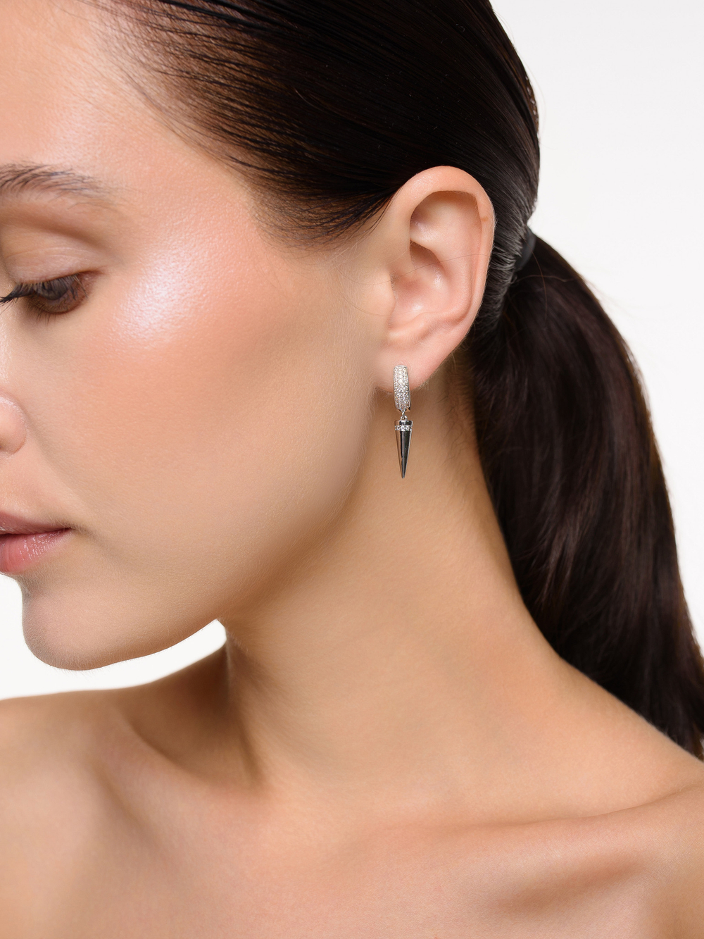 Серьги "Queen Thorn" Silver