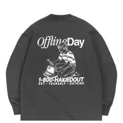 Лонгслив Haided Offline Day RLXD FIRM LS TEE, Серый