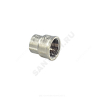 Муфта латунь никель переходная Ду 40х20 (1 1/2"х3/4") ВР/ВР SantechSystems