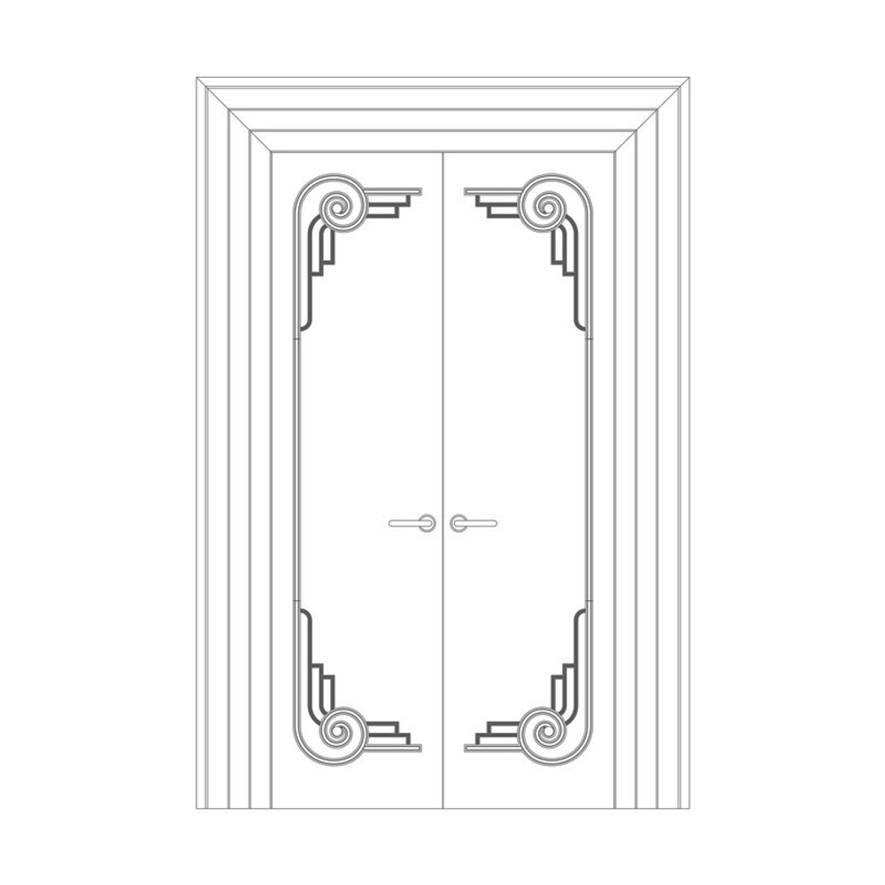 Оформление дверей RODECOR Рамбова 76424AR