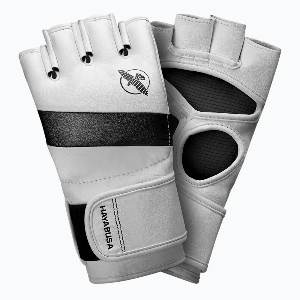 Перчатки MMA Hayabusa T3 white/black