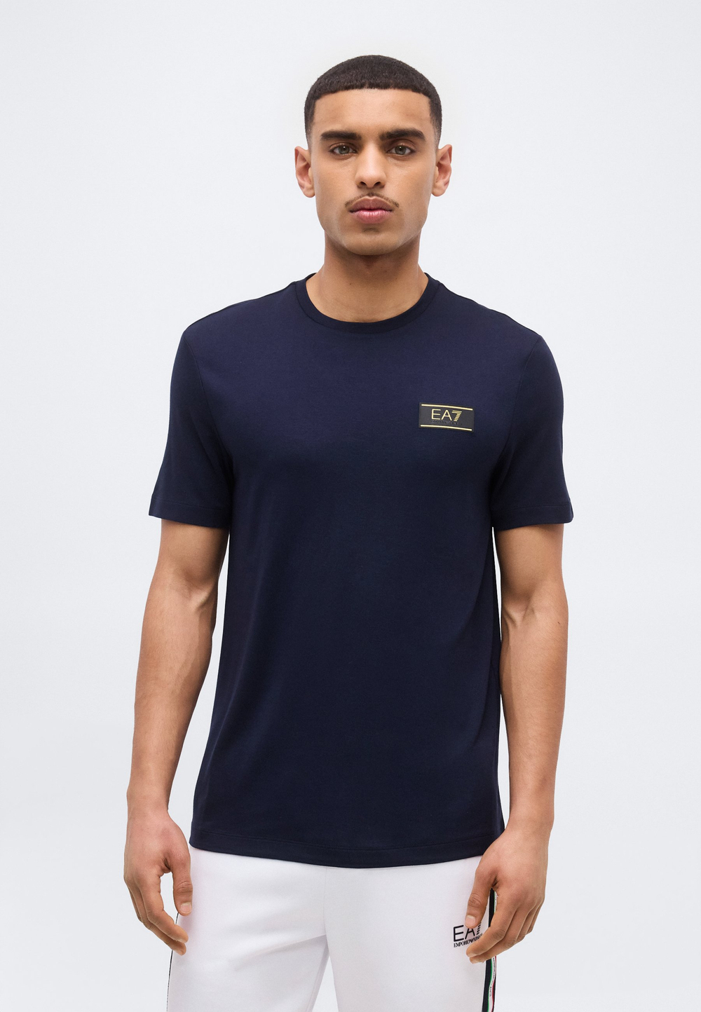 EA7 Emporio Armani TRAIN PREMIUM LABEL - Базовая футболка - Синий