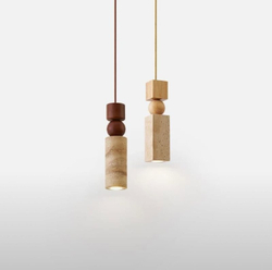 Подвесные светильники в стиле минимализм с природным акцентом.