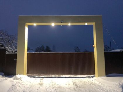 Въезд в «Романовский Парк – 2» оборудован подсветкой