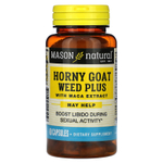 Mason Natural, Экстракт горянки крупноцветковой, с экстрактом маки, 60 капсул