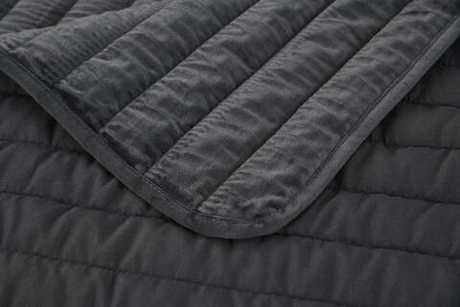 Покрывало 240x260 и 2 наволочки 50х70 Sofi De MarkO Фердинанд темно-серое