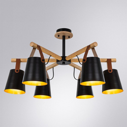 Люстра на штанге Arte Lamp A7032PL-6BK