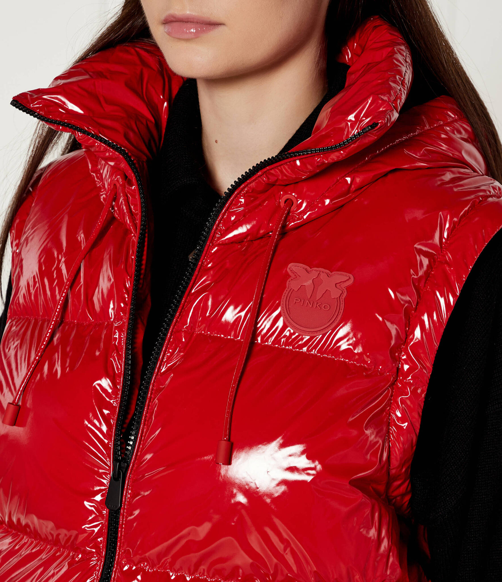 Куртка 2в1 CRYSTAL Pinko - красный(103827 A11K)