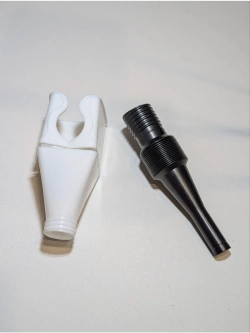 + + Воронка непроливайка для мототехники и др. Белая