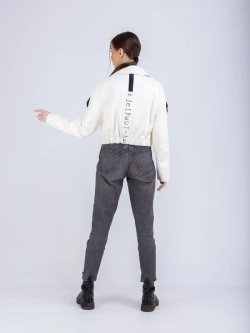 Косуха кожаная куртка женская Турция