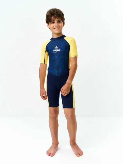 Гидрокостюм детский Sargan Sport 1082/BL 2 мм синий/песочный