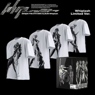 Альбом aespa - WHIPLASH 5th Mini Album LIMITED Edition WHIPLASH 4 Version SET