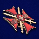 Знак "Крест За службу на Кавказе" (красный)