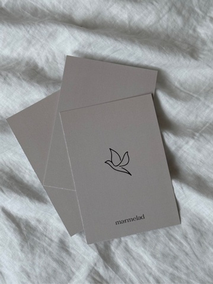 Открытка 7,5*10см - Птичка