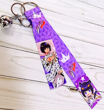 Тканевые брелоки с бубенчиками аниме "Невероятные приключения ДжоДжо" - Буччеллати