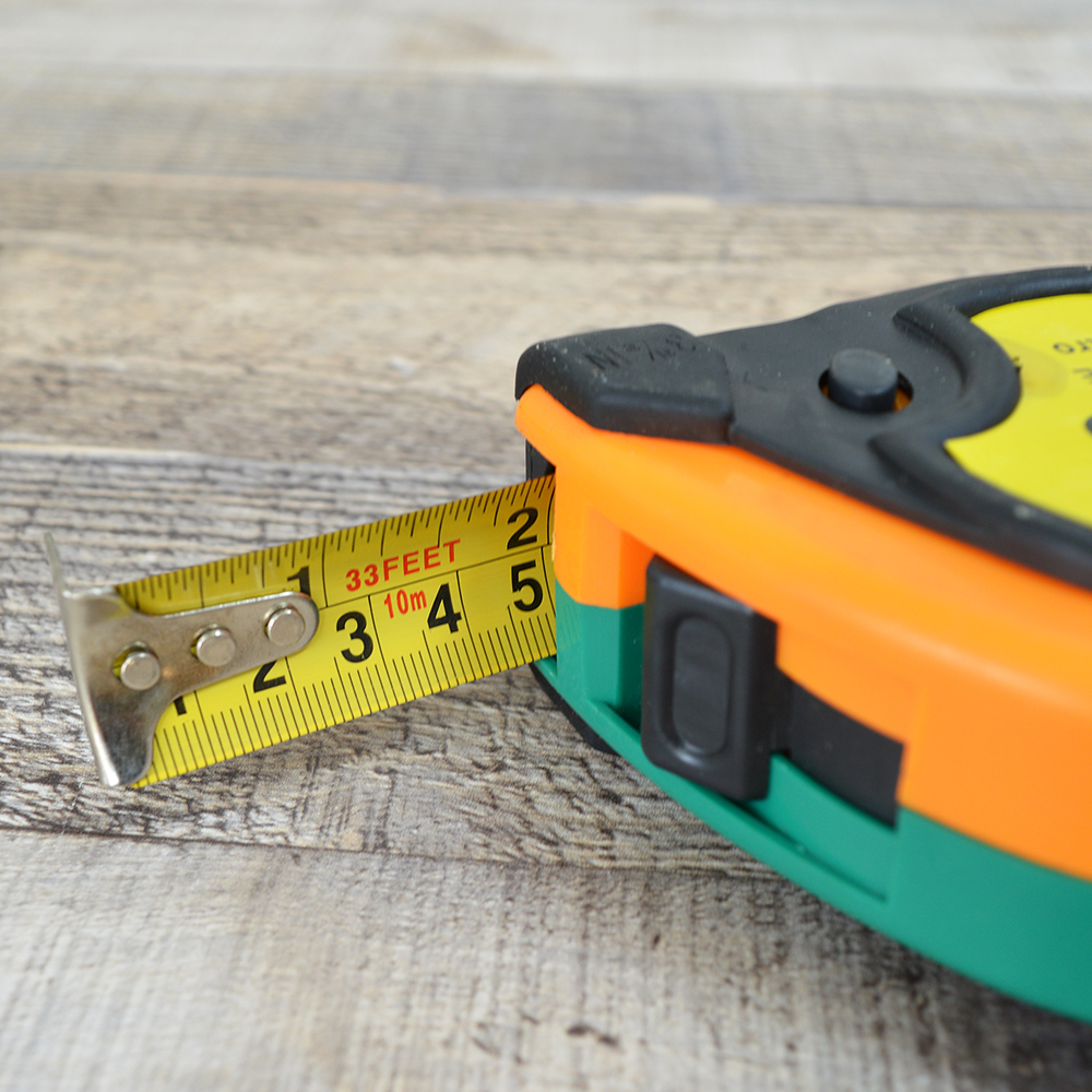 Рулетка 10м "STANDARD" в прорезиненном корпусе