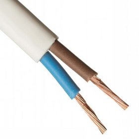 Провод  ШВВПмб 2х0,75 (100м), белый Народный SQ0120-0302