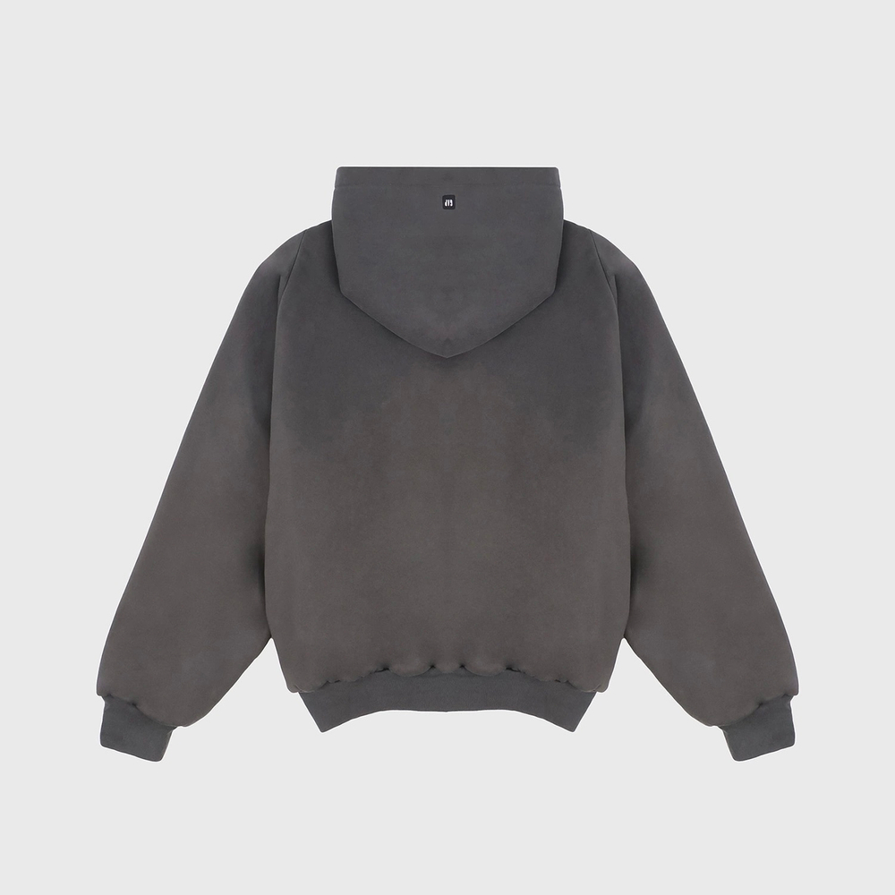 Худи Yeezy Gap Engineered by Balenciaga Shrunken Hoodie Black
