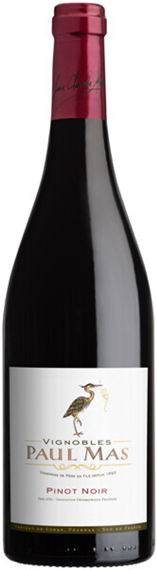 Вино Paul Mas Pinot Noir Pays d'Oc IGP, 0,75 л.