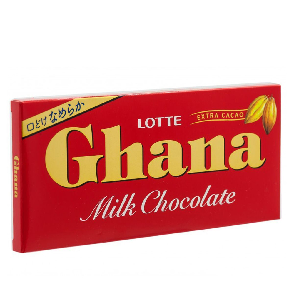 Шоколад GHANA MILK молочный (Lotte) 50гр