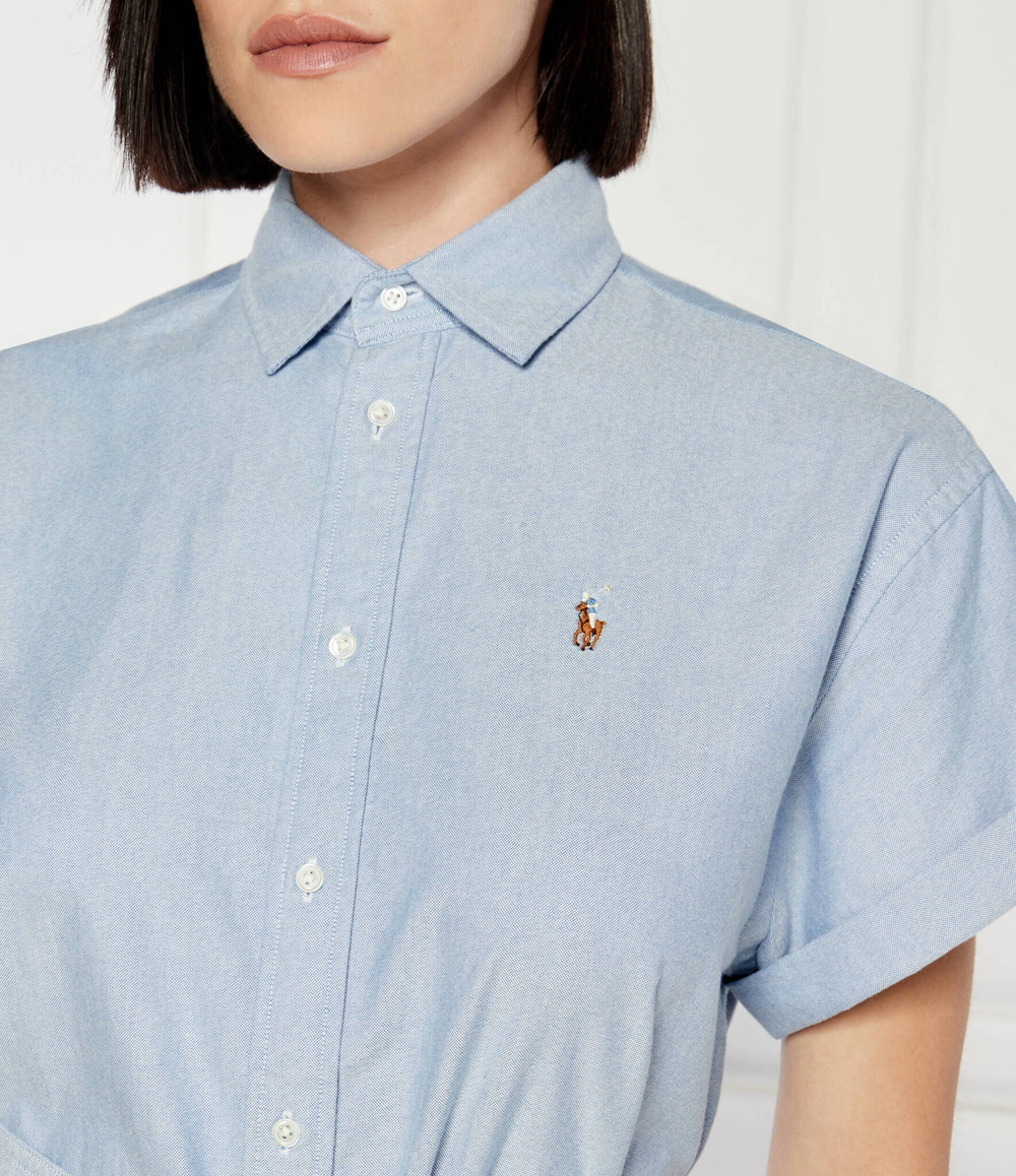 Платье с ремешком POLO RALPH LAUREN - голубой(211935153)