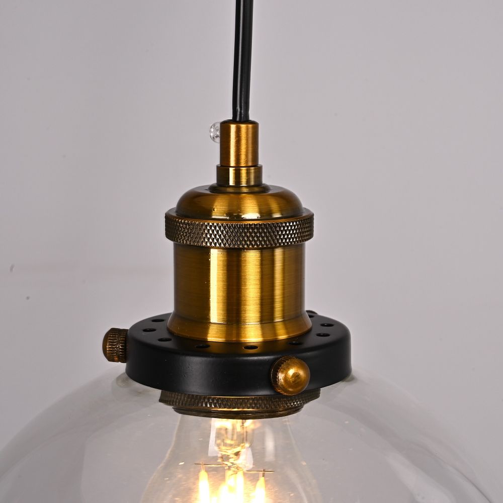 Подвесной светильник Loft Clear Glass Sphere Cloche