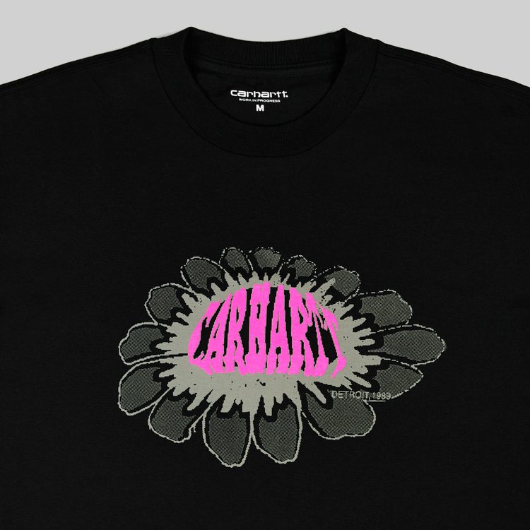 Футболка мужская Carhartt WIP Pixel Flower артикул:I033161_black - купить в магазине Дайс