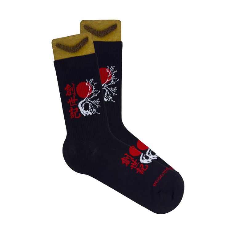 Носки BOOMERANGS Сакура, черный