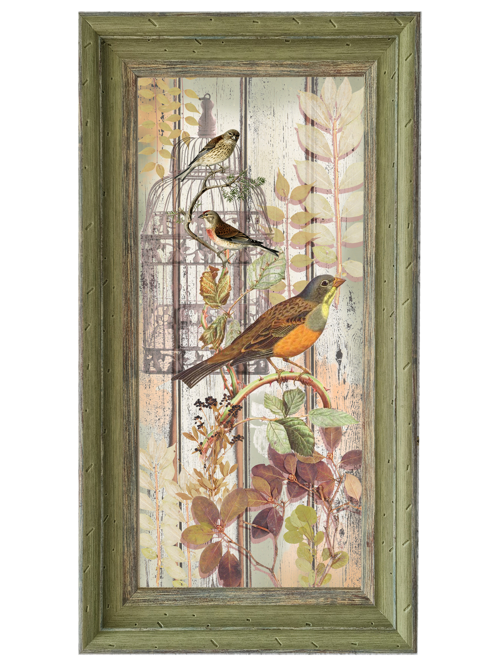 Картина на стену для интерьера на холсте в раме 22*41 см