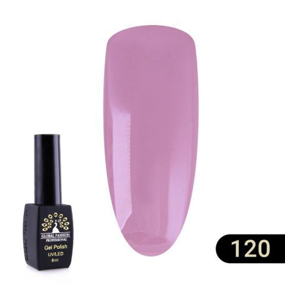 Гель лак BLACK ELITE 120, Global Fashion 8 мл