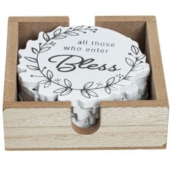 GAEM Набор из 6-ти подставок под кружку на подставке, L12 W12 H4 см