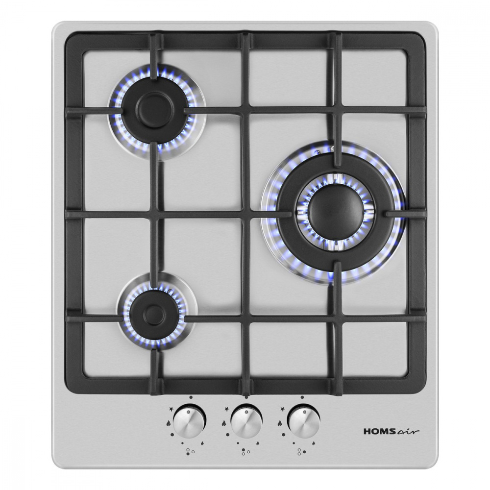 Газовая варочная панель HOMSair HGS433TGCS фото 