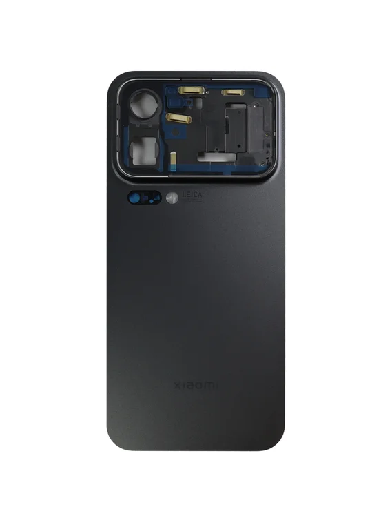Задняя крышка для Xiaomi 17 Pro Max черная (Black) без стекла камеры