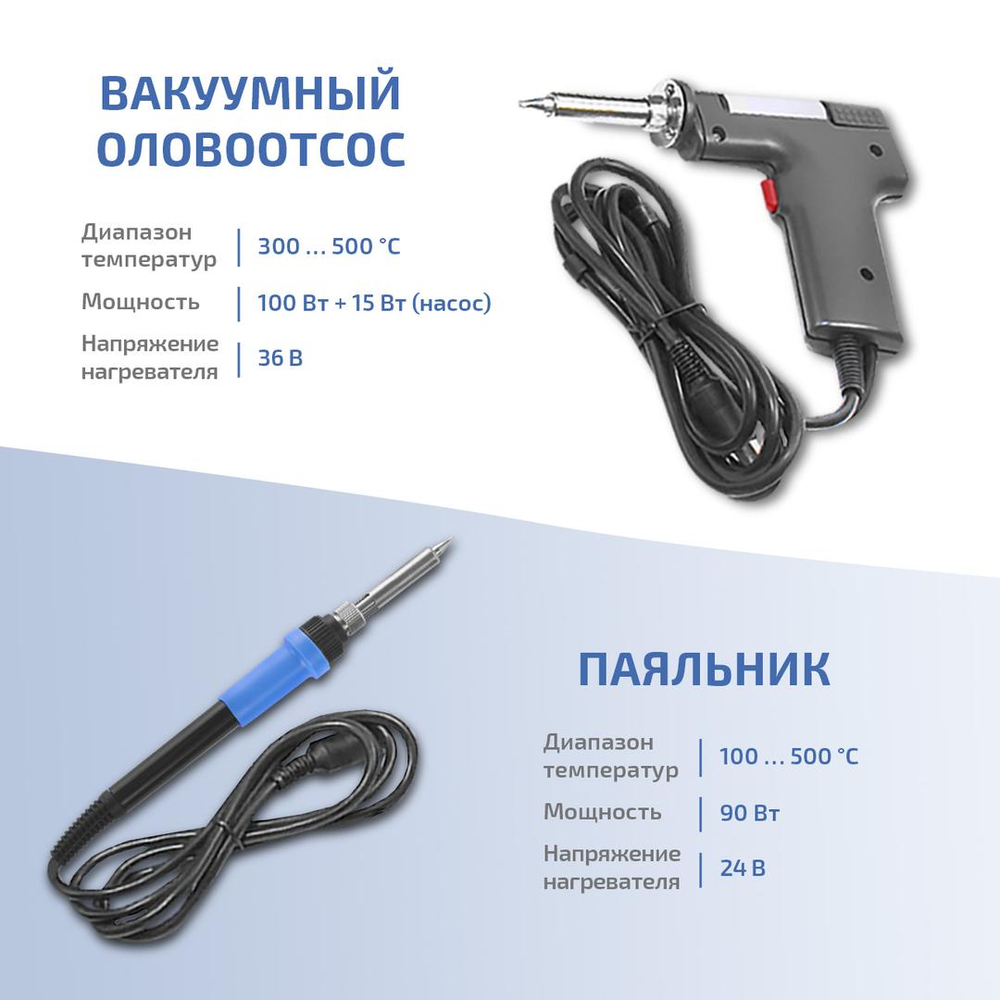 Многофункциональная паяльная станция МЕГЕОН 00800