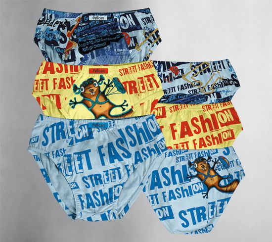 Трусы (3шт) для мальчиков PELICAN BUL-296