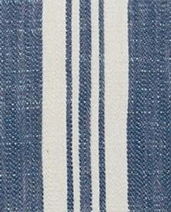 Zara Home наволочка декоративная из хлопка, синий, в полоску, 45x45 см