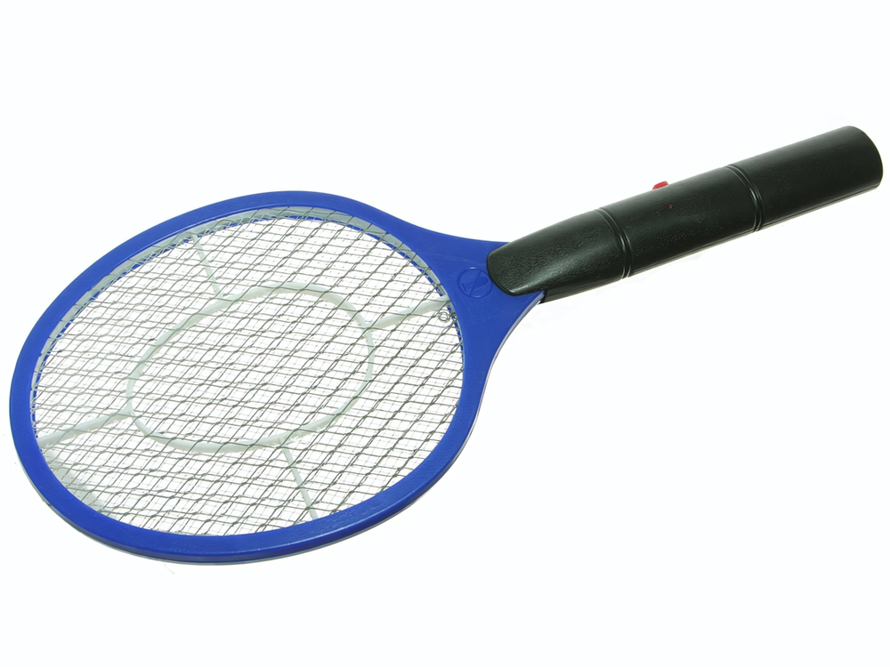 Мухобойка электрическая ENERGY SWT-427 (2*АА, 17*46см, 3 слоя) синяя