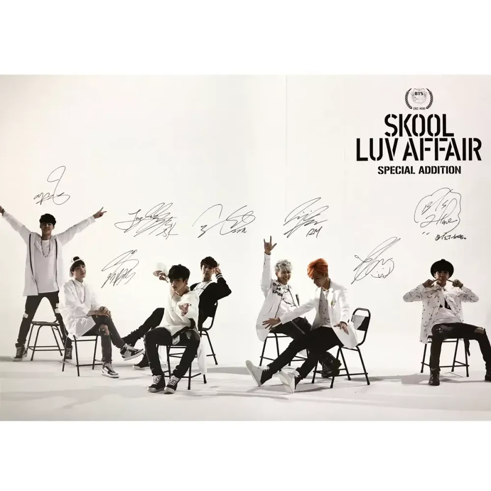 Официальный постер BTS - SKOOL LUV AFFAIR (Special edition ver.)