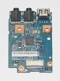 Плата с аудио и USB разъемами Lenovo B570 48.4PA04.01M 55.4IH02.011