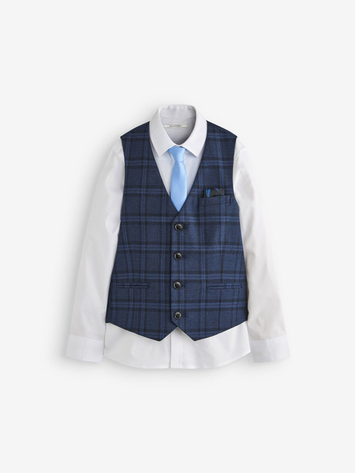 Комплект из трех предметов для мальчика Next U64-135, Синий, Белый